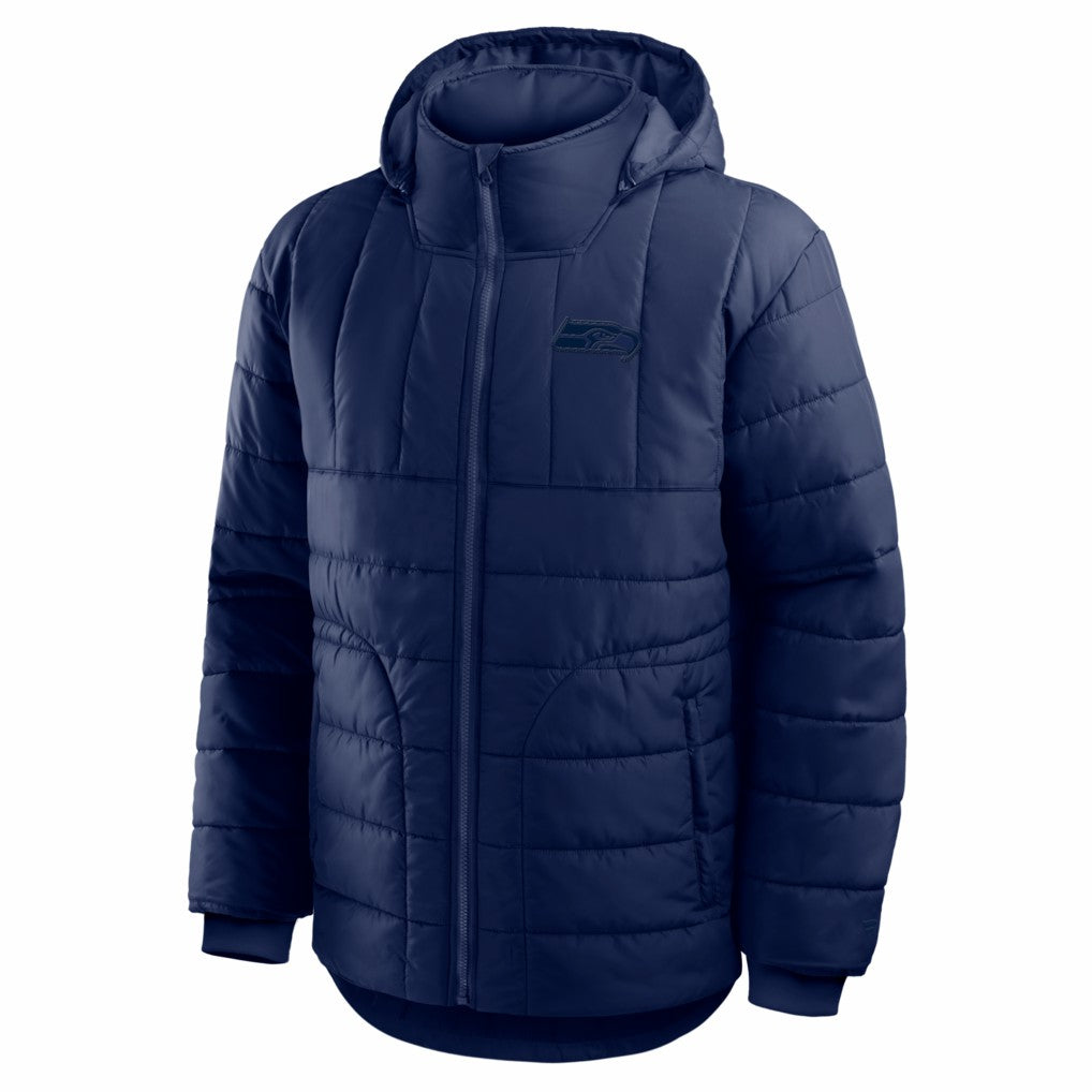Seattle Seahawks Full-Zip Hooded Jacket - College Navy Jackets