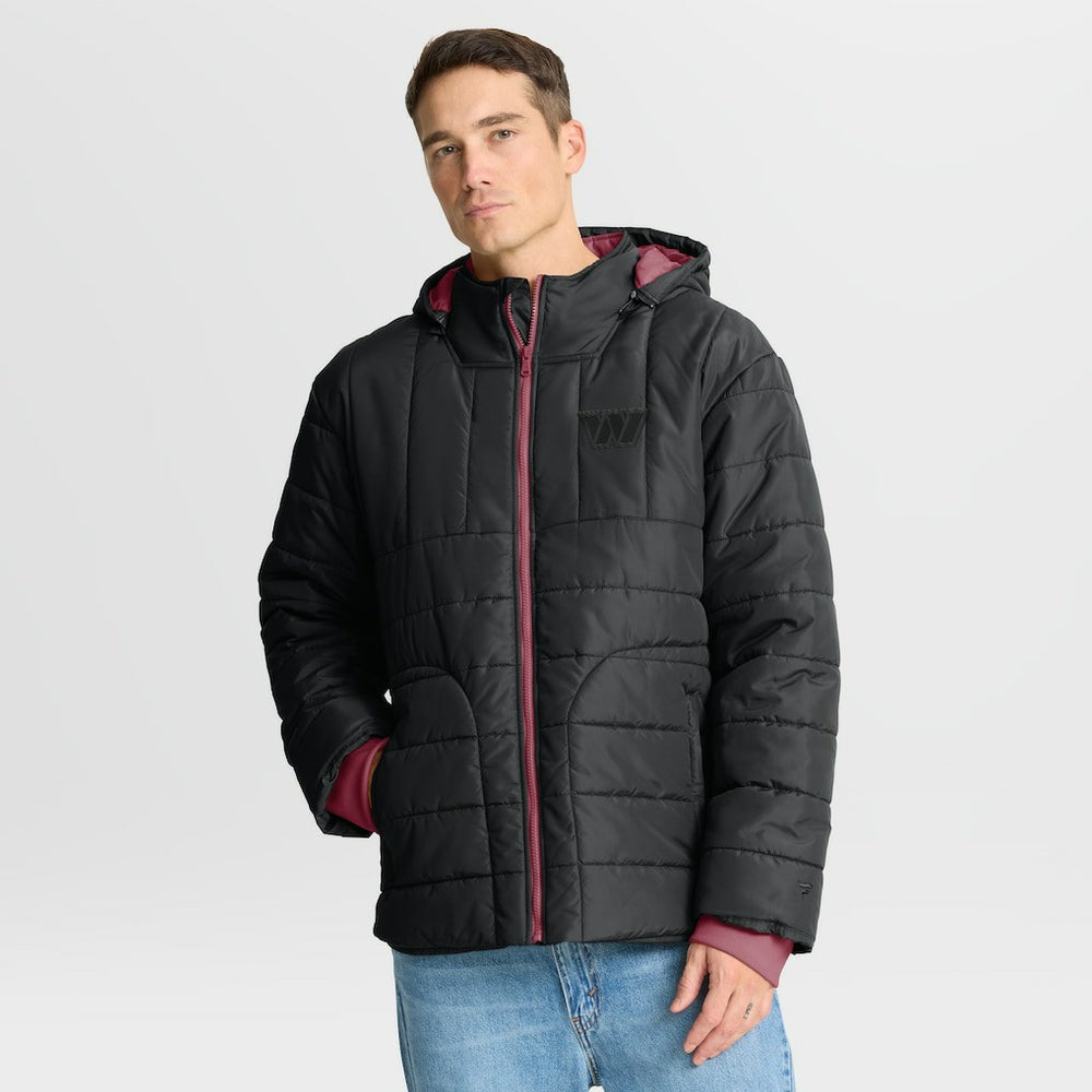 Washington Commanders Full-Zip Hooded Jacket - Black Jackets