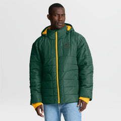 Green Bay Packers Full-Zip Hooded Jacket - Green Jackets