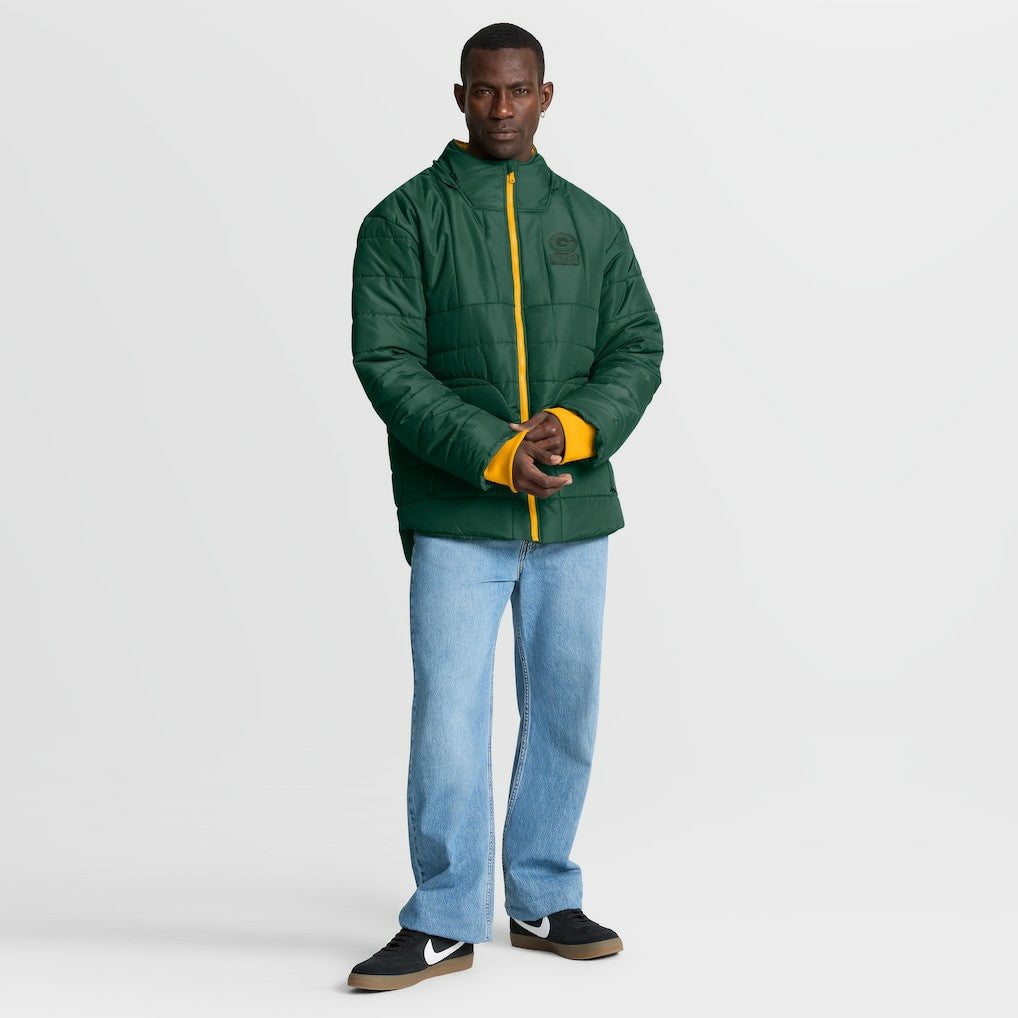 Green Bay Packers Full-Zip Hooded Jacket - Green Jackets