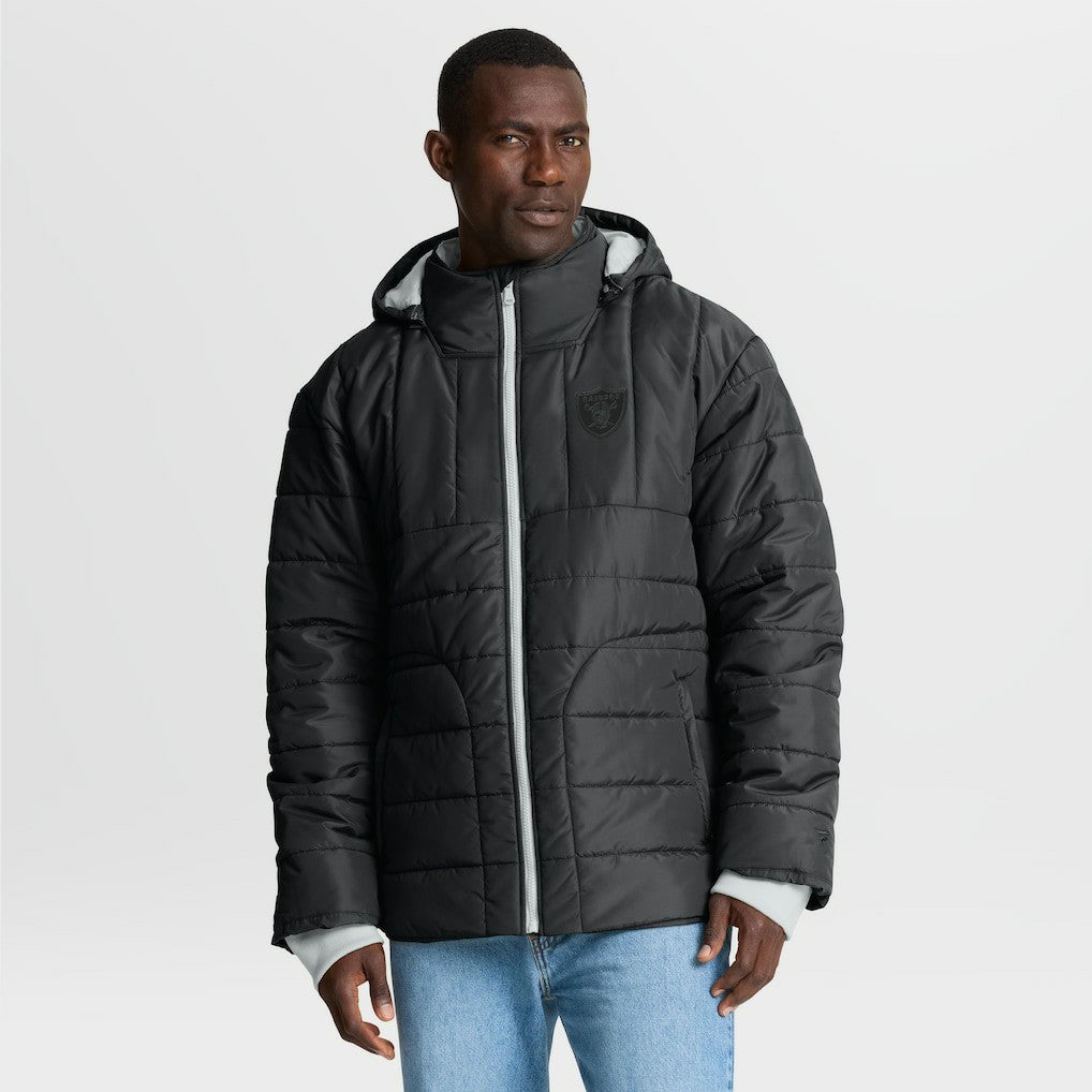 Las Vegas Raiders Full-Zip Hooded Jacket - Black Jackets