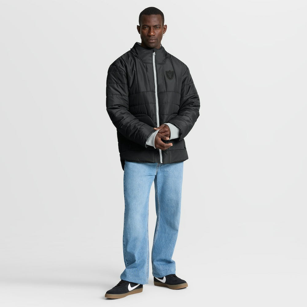 Las Vegas Raiders Full-Zip Hooded Jacket - Black Jackets