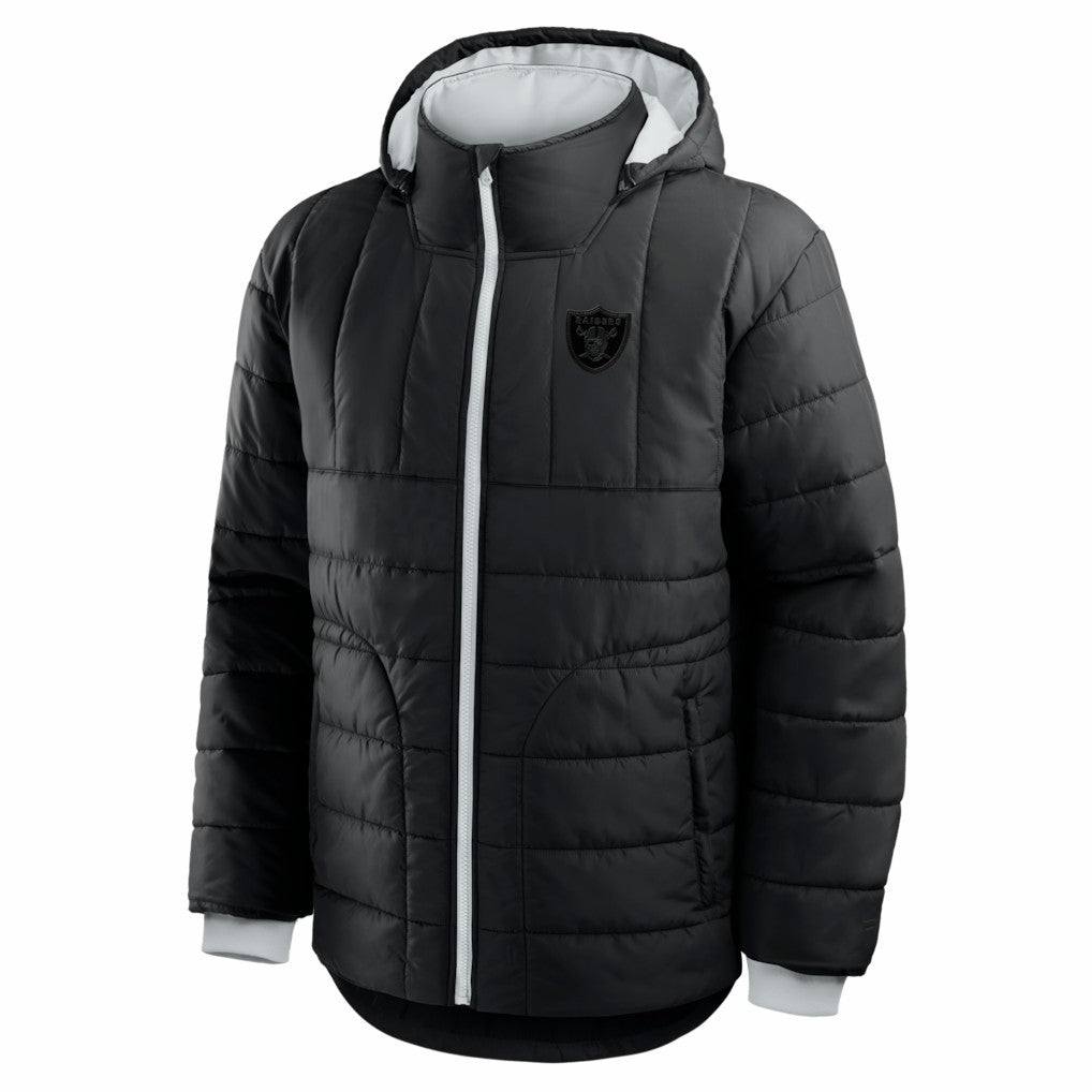 Las Vegas Raiders Full-Zip Hooded Jacket - Black Jackets