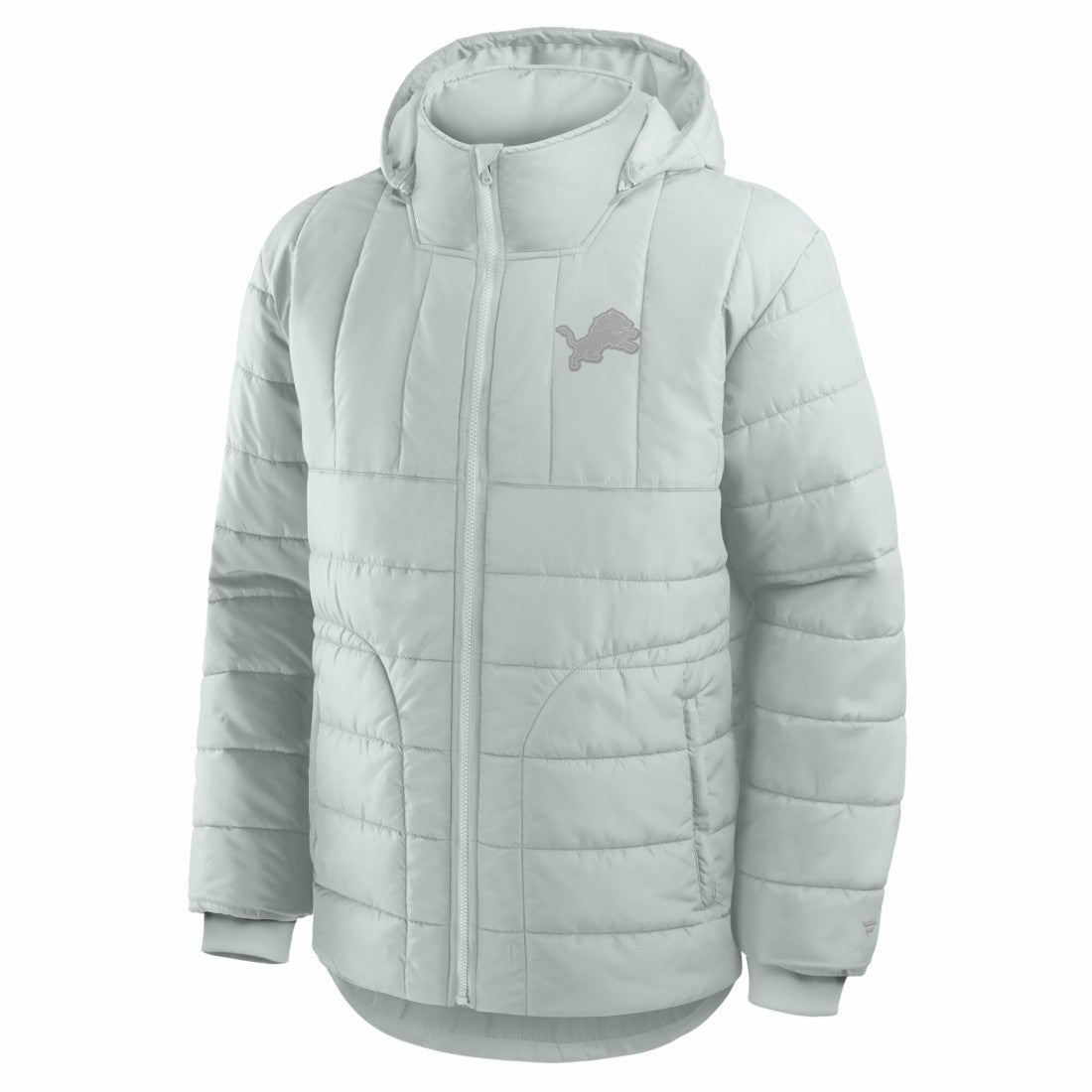 Detroit Lions Full-Zip Hooded Jacket - Gray Jackets