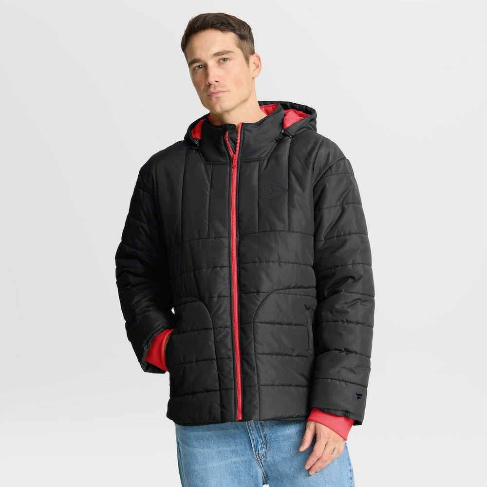 Kansas City Chiefs Full-Zip Hooded Jacket - Black Jackets