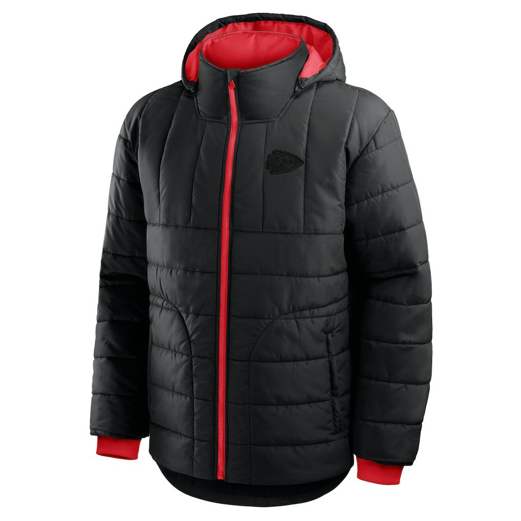 Kansas City Chiefs Full-Zip Hooded Jacket - Black Jackets