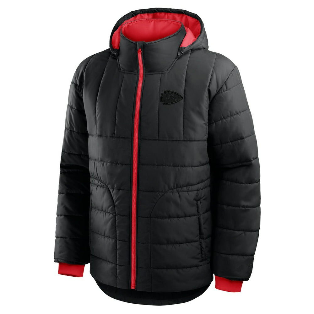 Kansas City Chiefs Full-Zip Hooded Jacket - Black Jackets