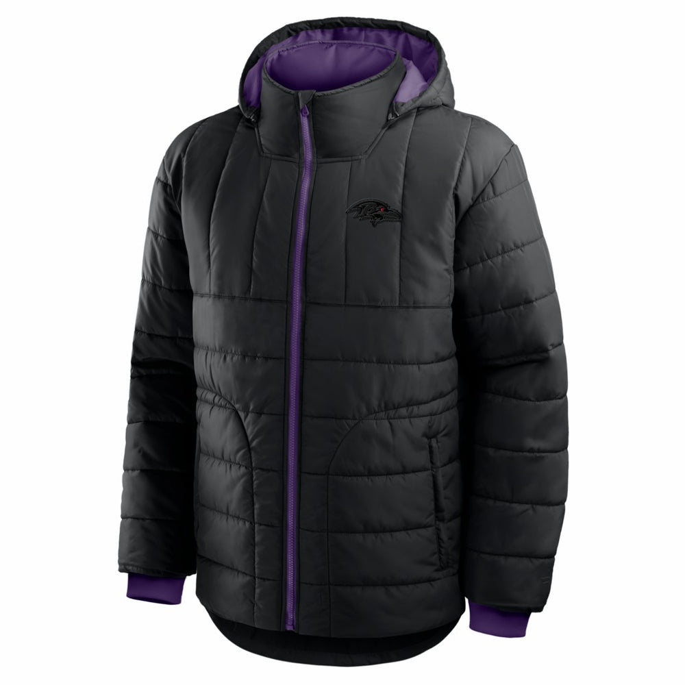 Baltimore Ravens Full-Zip Hooded Jacket - Black Jackets