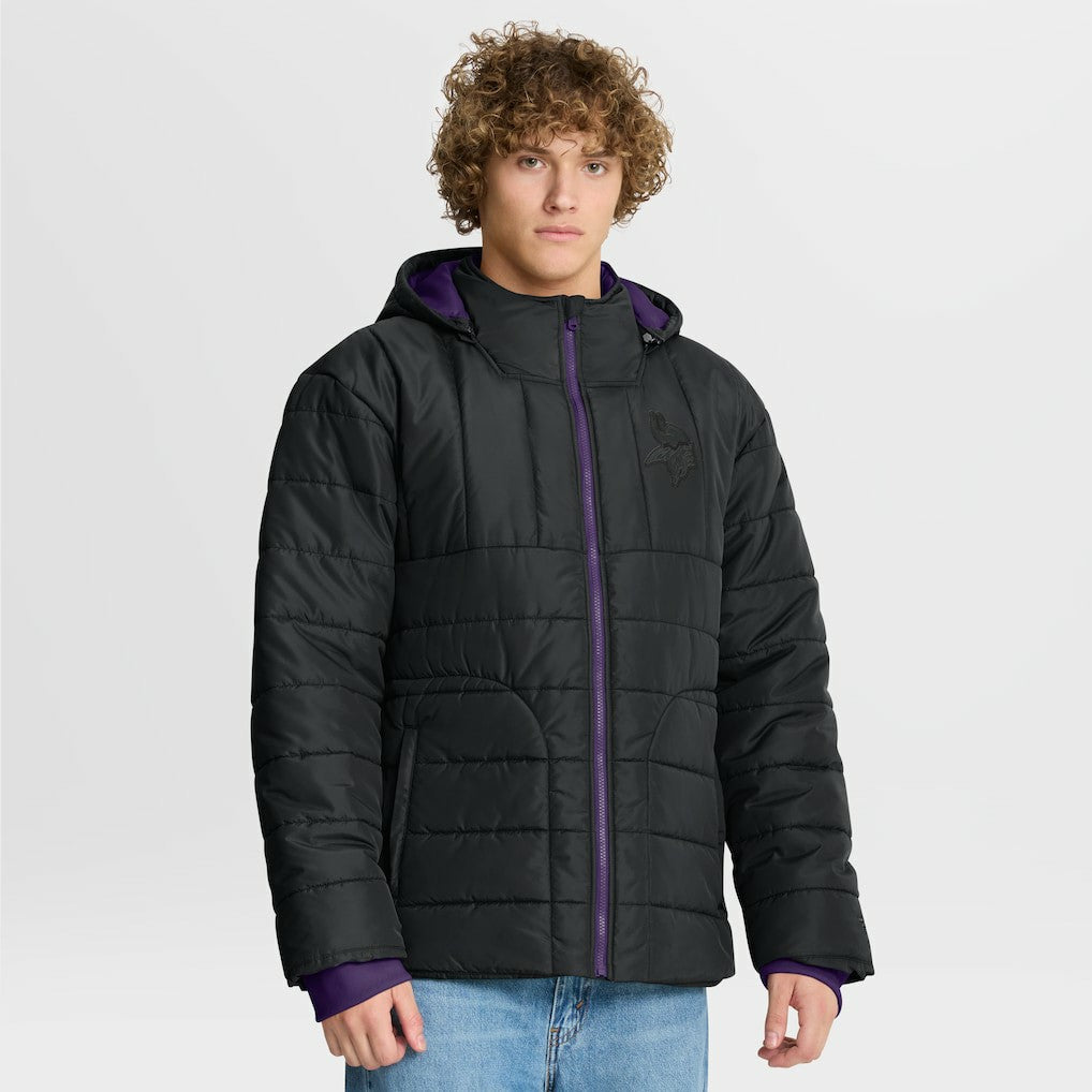 Minnesota Vikings Full-Zip Hooded Jacket - Black Jackets