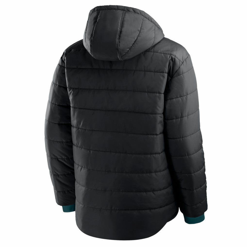 Philadelphia Eagles Full-Zip Hooded Jacket - Black Jackets