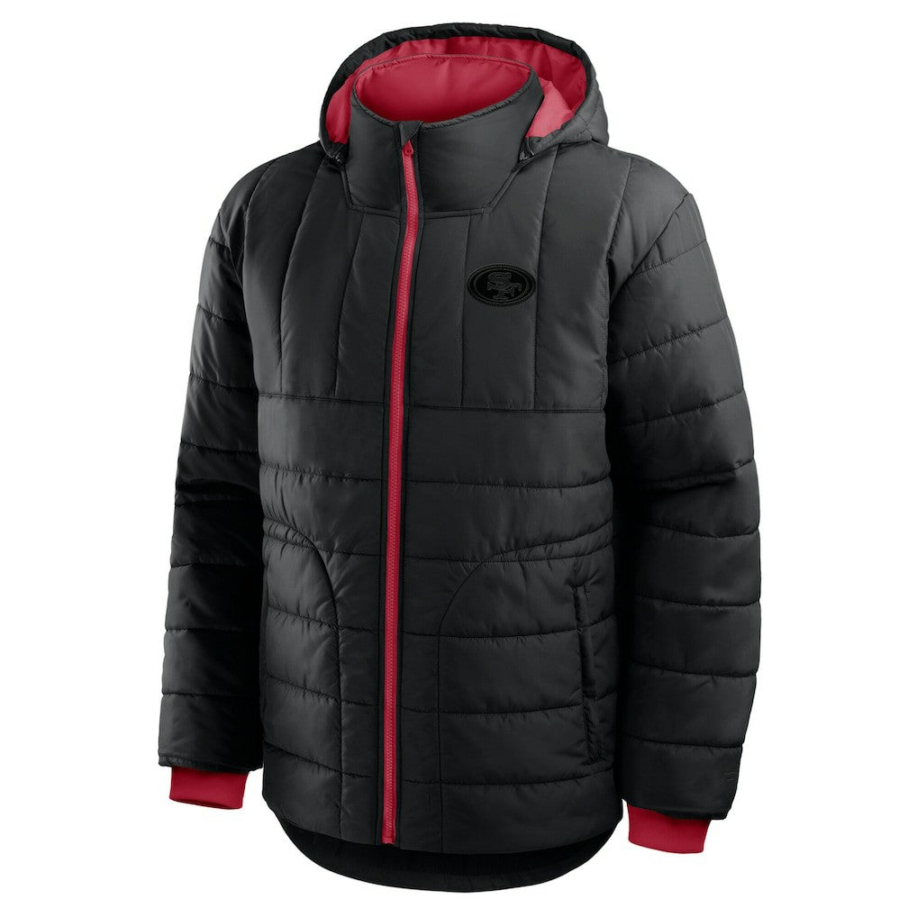 San Francisco 49ers Full-Zip Hooded Jacket - Black Jackets