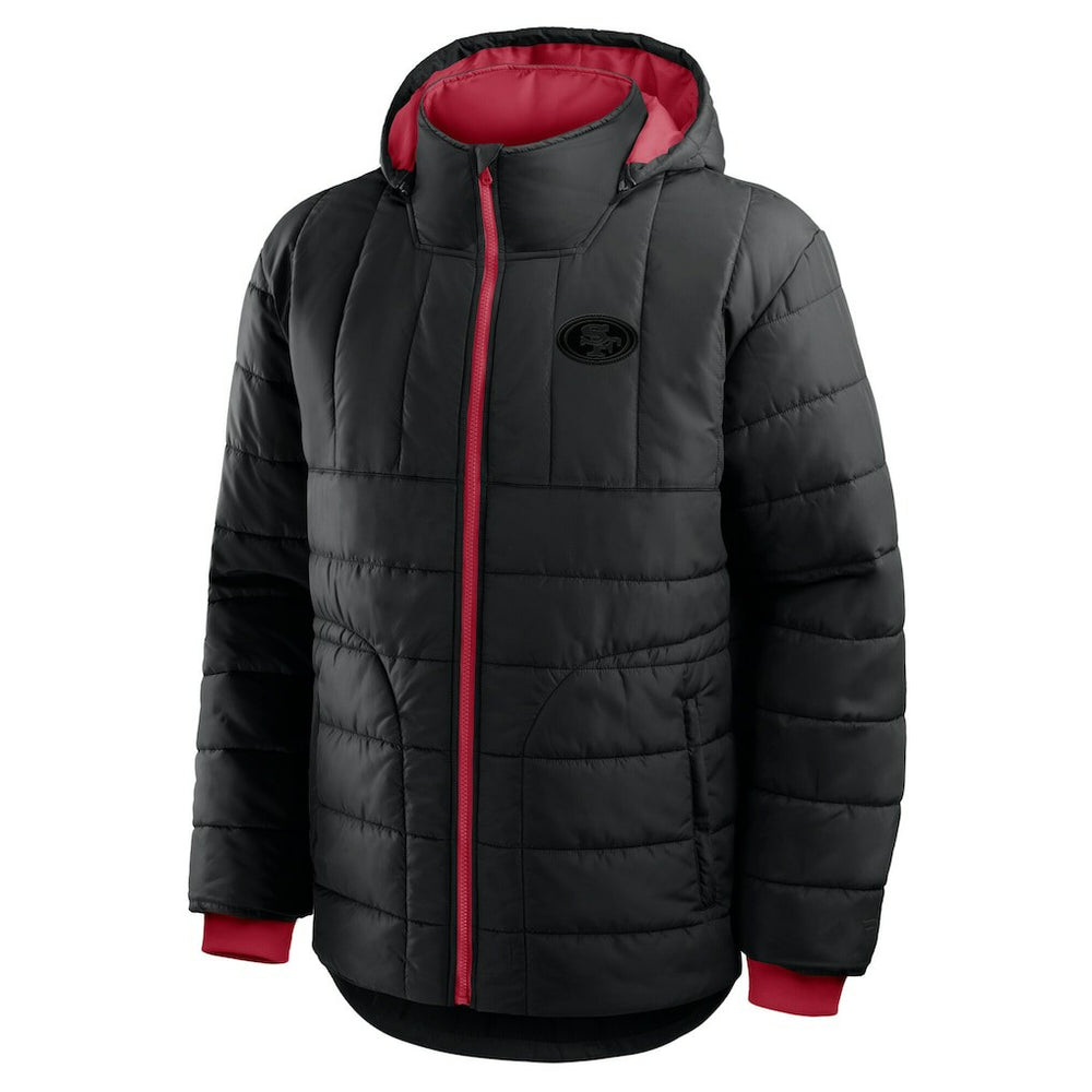San Francisco 49ers Full-Zip Hooded Jacket - Black Jackets