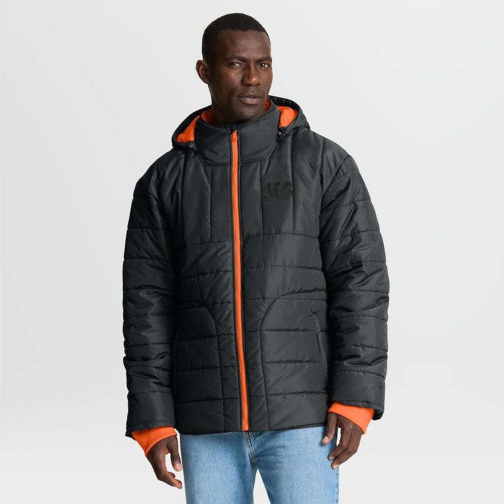 Cincinnati Bengals Full-Zip Hooded Jacket - Black Jackets