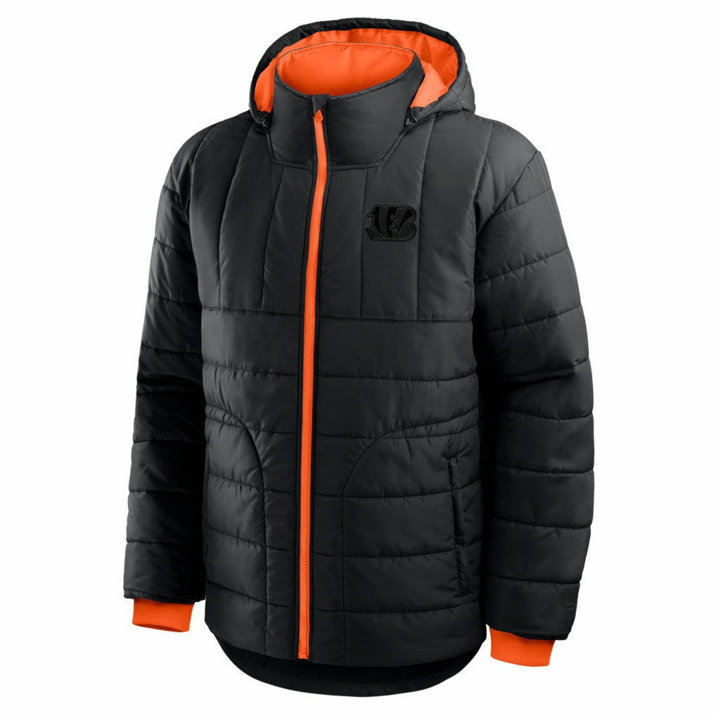 Cincinnati Bengals Full-Zip Hooded Jacket - Black Jackets