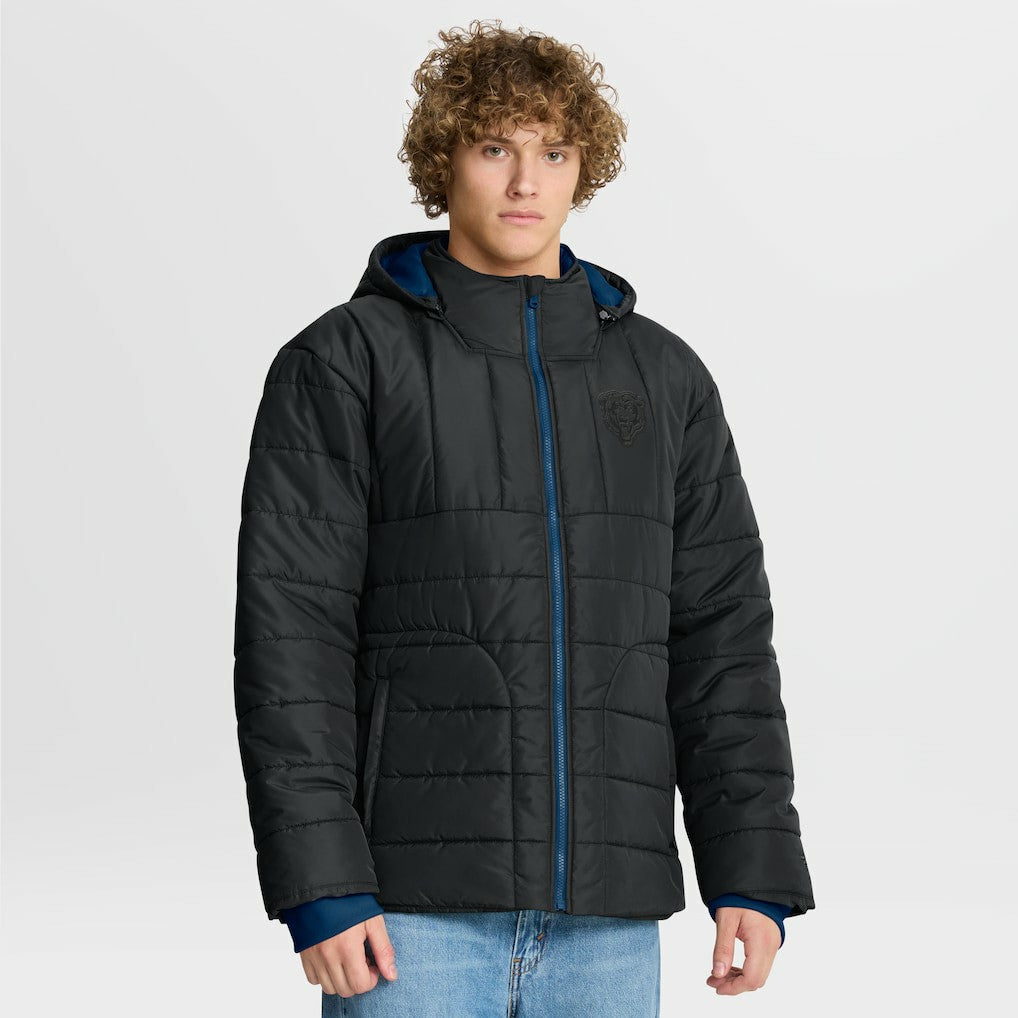 Chicago Bears Full-Zip Hooded Jacket - Black Jackets