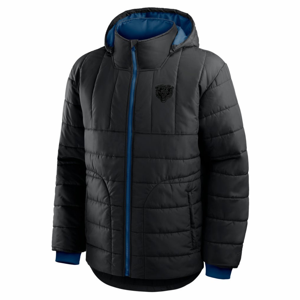 Chicago Bears Full-Zip Hooded Jacket - Black Jackets