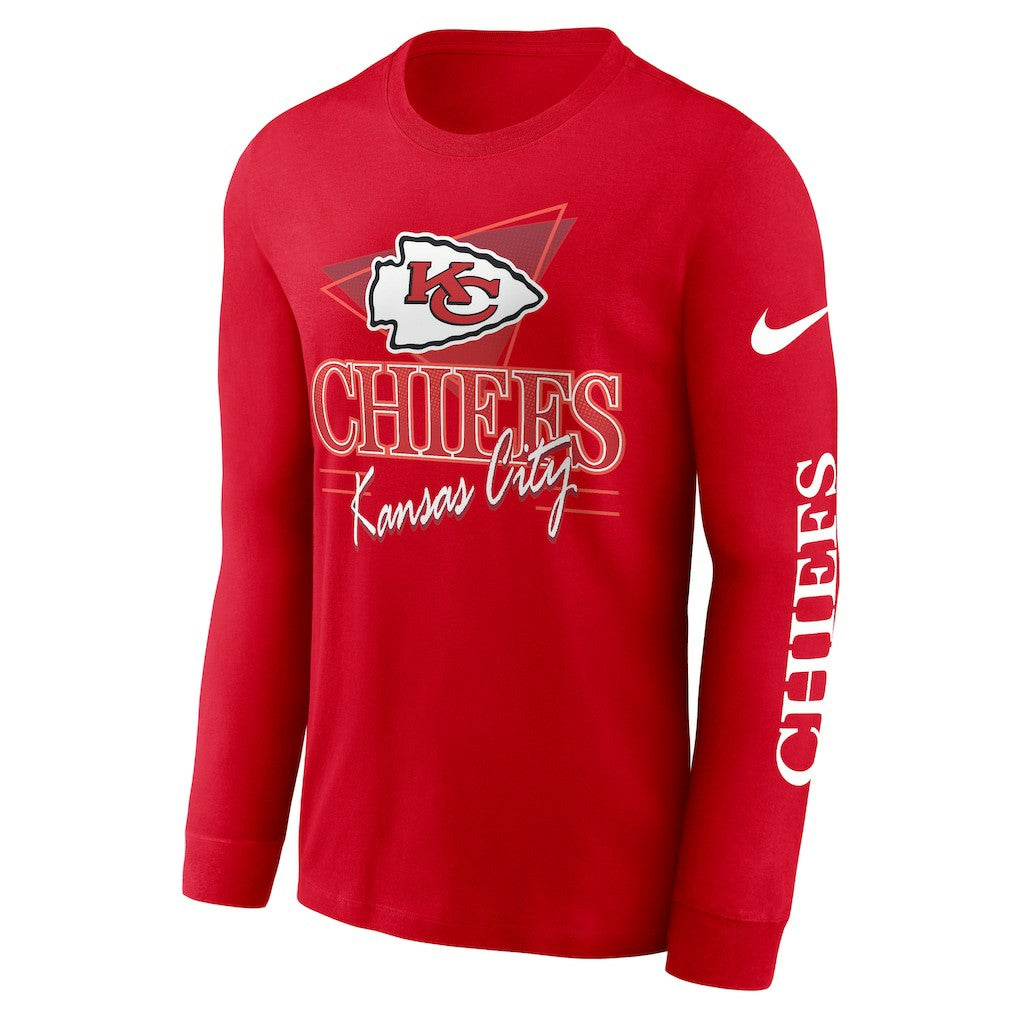 Kansas City Chiefs Rewind Long Sleeve T-Shirt - Red T-shirts