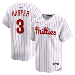 Bryce Harper Philadelphia Phillies Nike Home Limited Player Jersey - White Jerseys