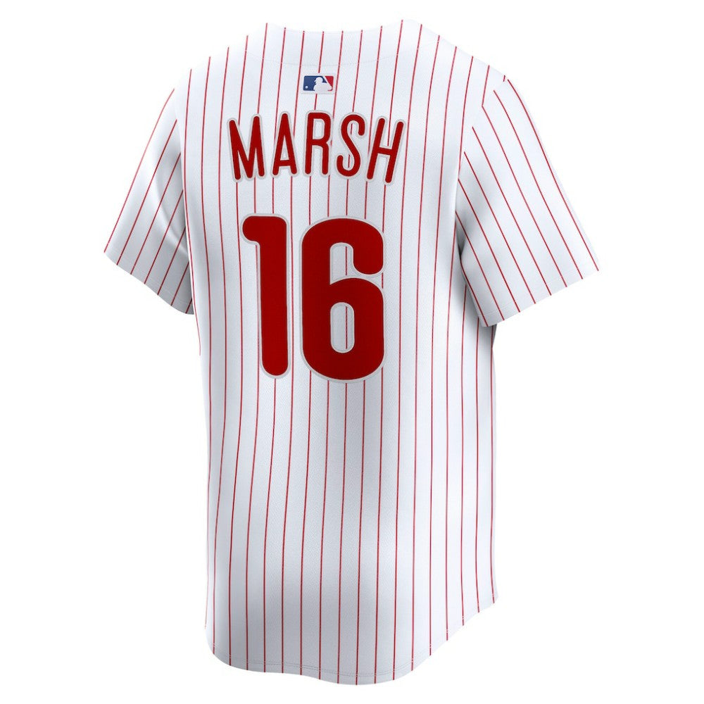 Brandon Marsh Philadelphia Phillies Nike Home Limited Player Jersey - White Jerseys