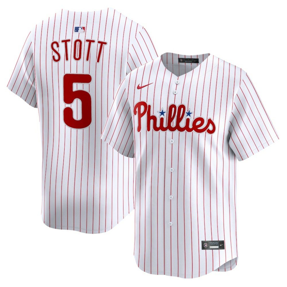 Bryson Stott Philadelphia Phillies Nike Home Limited Player Jersey - White Jerseys
