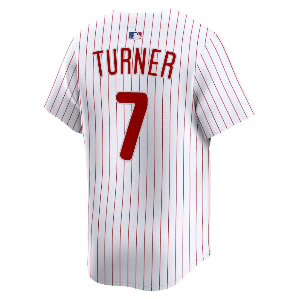 Trea Turner Philadelphia Phillies Nike Home Limited Player Jersey - White Jerseys