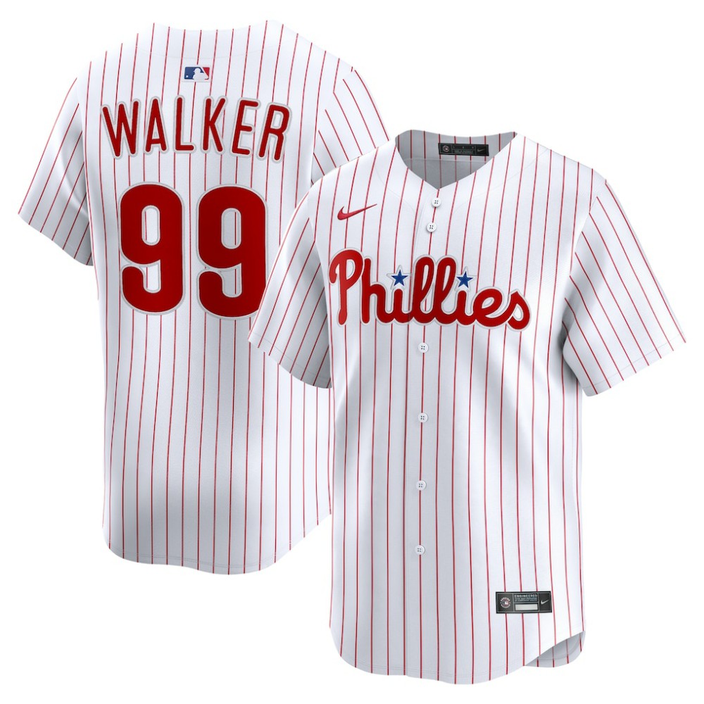 Taijuan Walker Philadelphia Phillies Nike Home Limited Player Jersey - White Jerseys