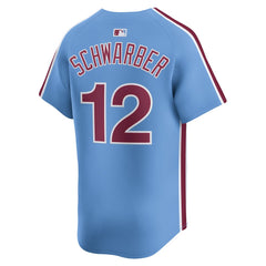 Kyle Schwarber Philadelphia Phillies Nike Alternate Limited Jersey - Light Blue Jerseys