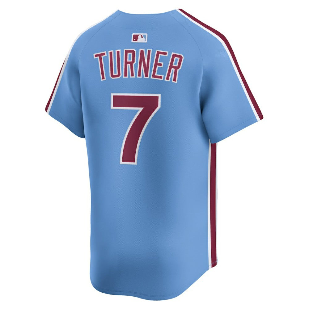 Trea Turner Philadelphia Phillies Nike Alternate Limited Player Jersey - Light Blue Jerseys