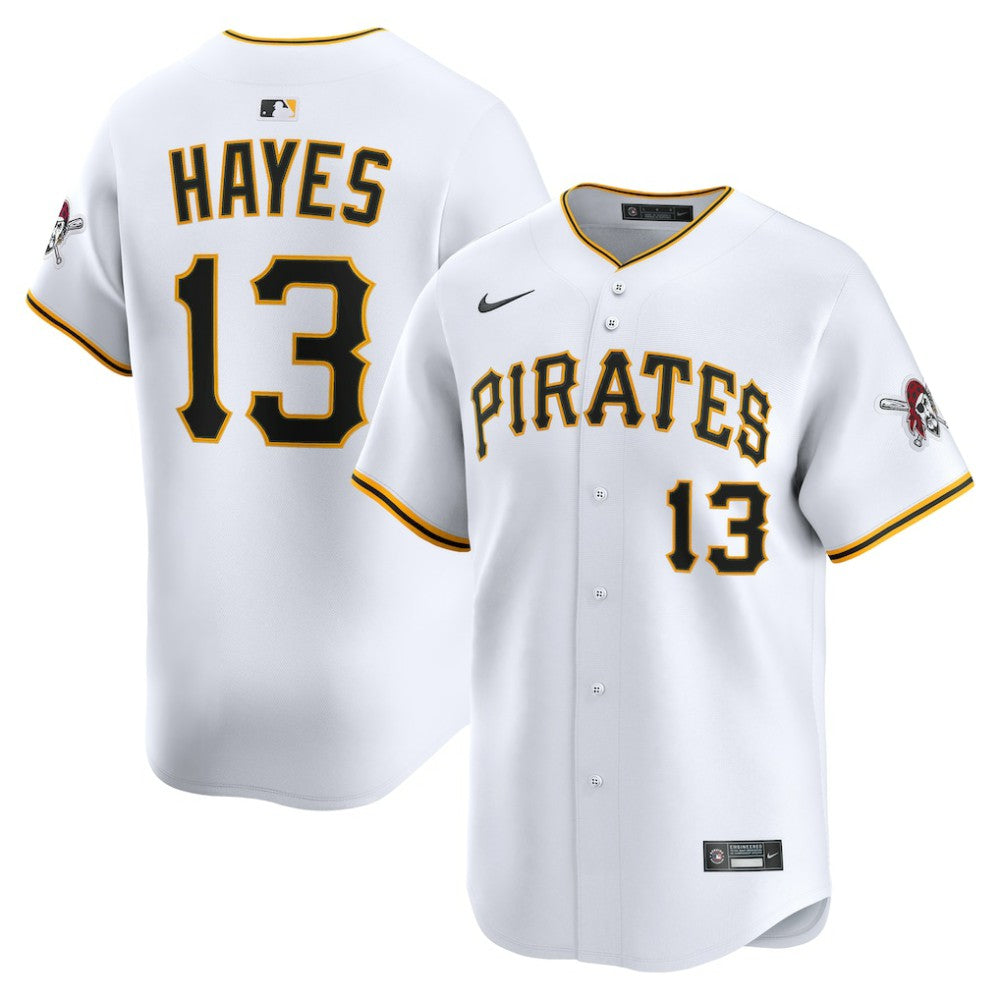 Ke'Bryan Hayes Pittsburgh Pirates Nike Home Limited Player Jersey - White Jerseys