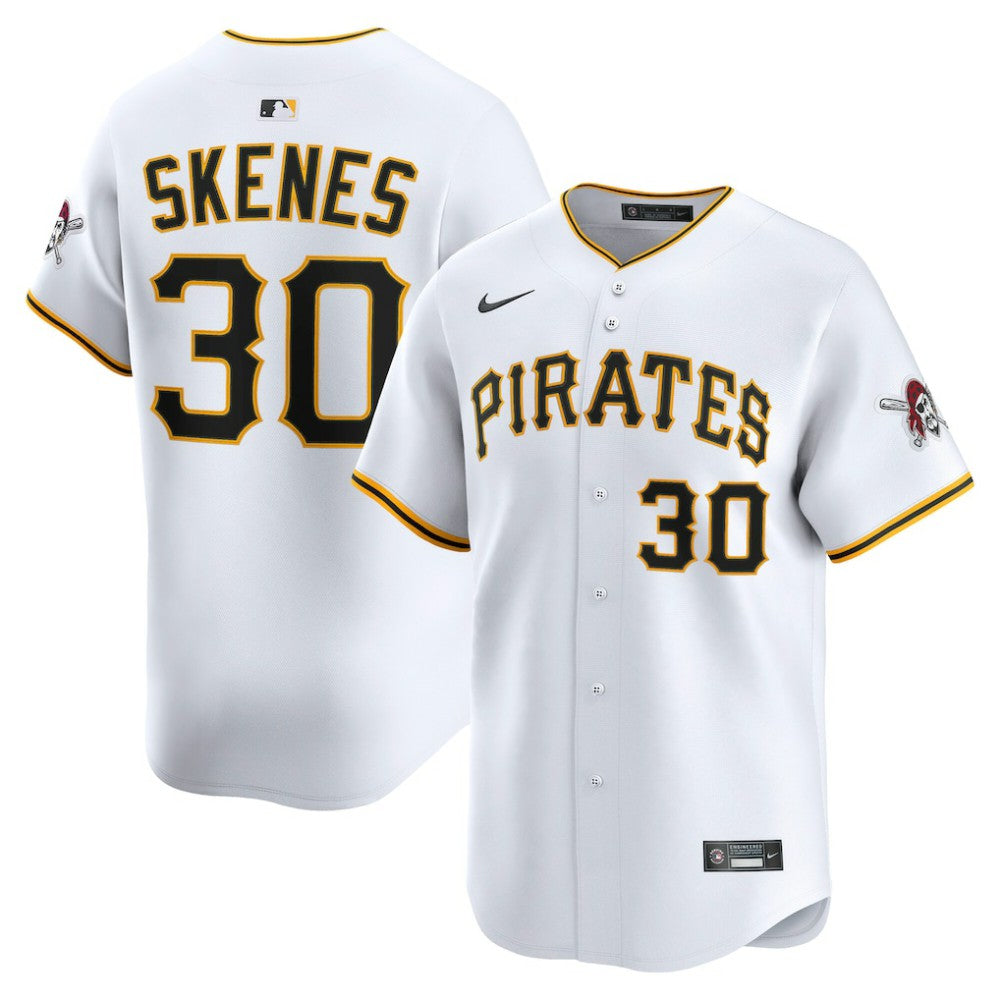 Paul Skenes Pittsburgh Pirates Nike Home Limited Player Jersey - White Jerseys