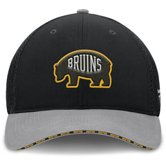 Boston Bruins Fanatics Fundamentals Span Flex Hat - Black | US 202777469