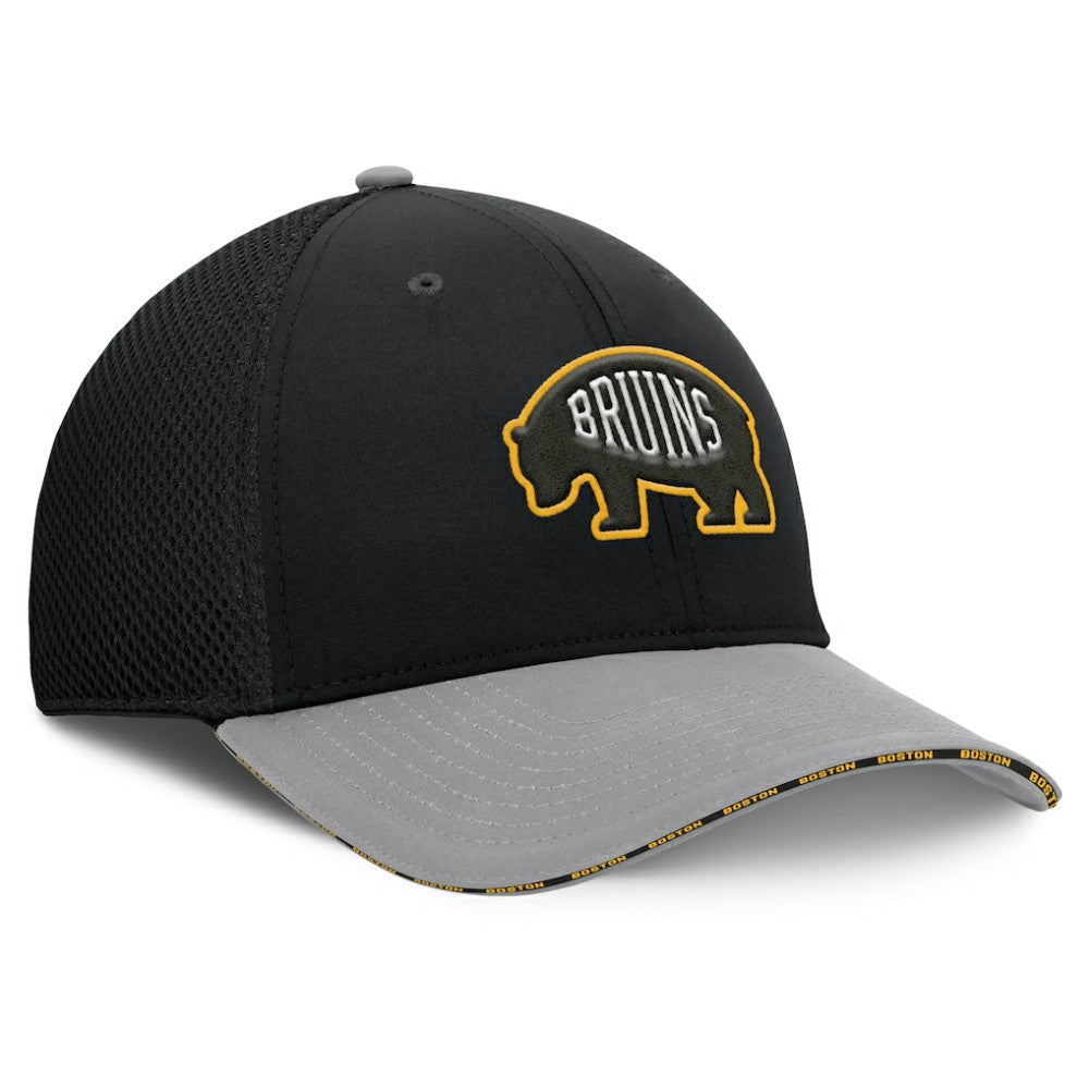 Boston Bruins Fanatics Fundamentals Span Flex Hat - Black | US 202777469