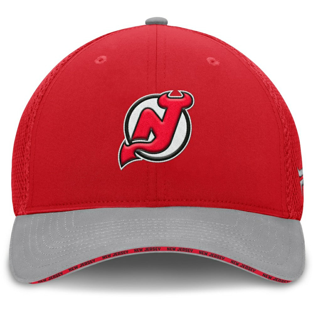 New Jersey Devils Fanatics Fundamentals Span Flex Hat - Red | US 202777470