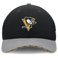 Pittsburgh Penguins Fanatics Fundamentals Span Flex Hat - Black | US 202777473