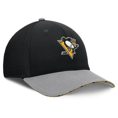 Pittsburgh Penguins Fanatics Fundamentals Span Flex Hat - Black | US 202777473