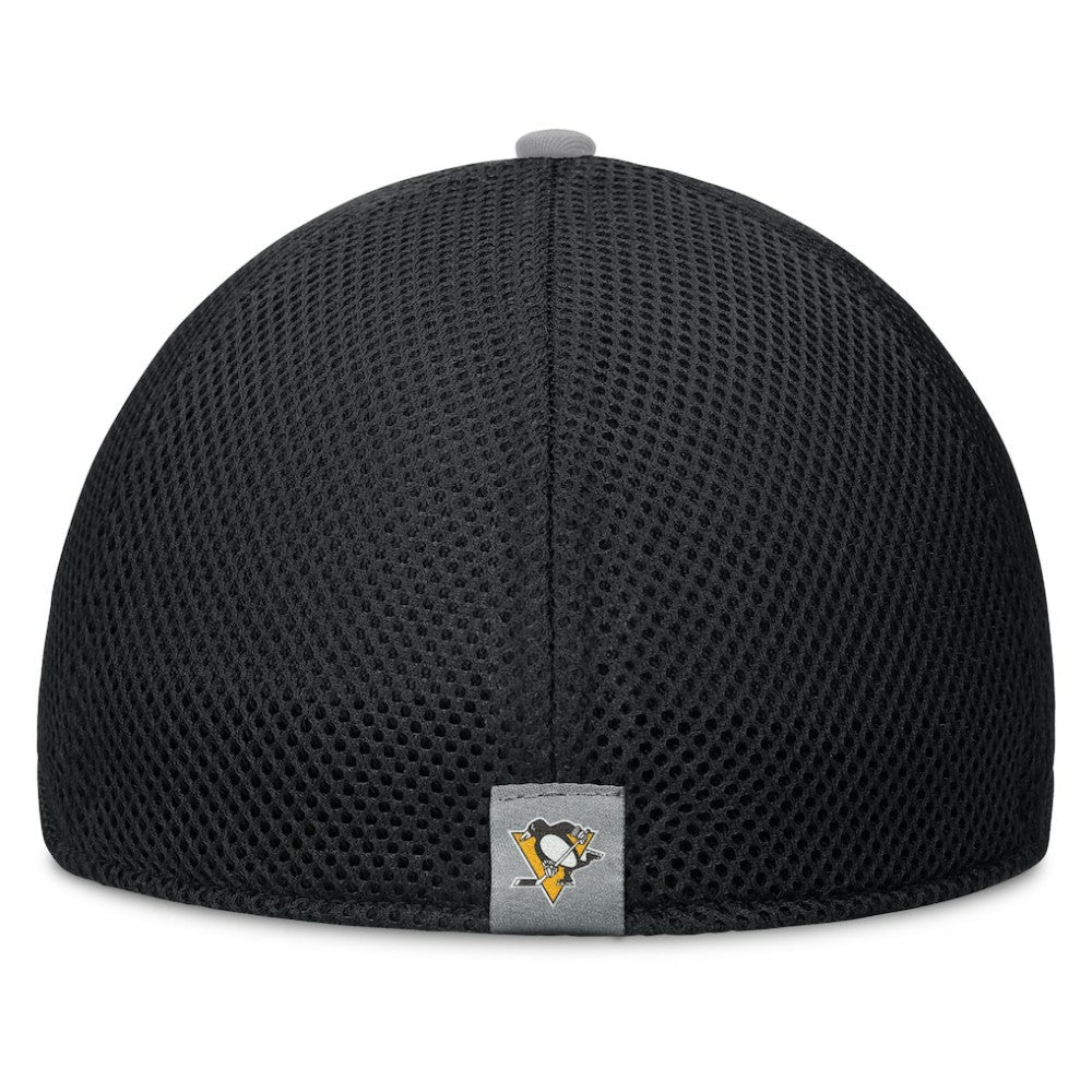 Pittsburgh Penguins Fanatics Fundamentals Span Flex Hat - Black | US 202777473