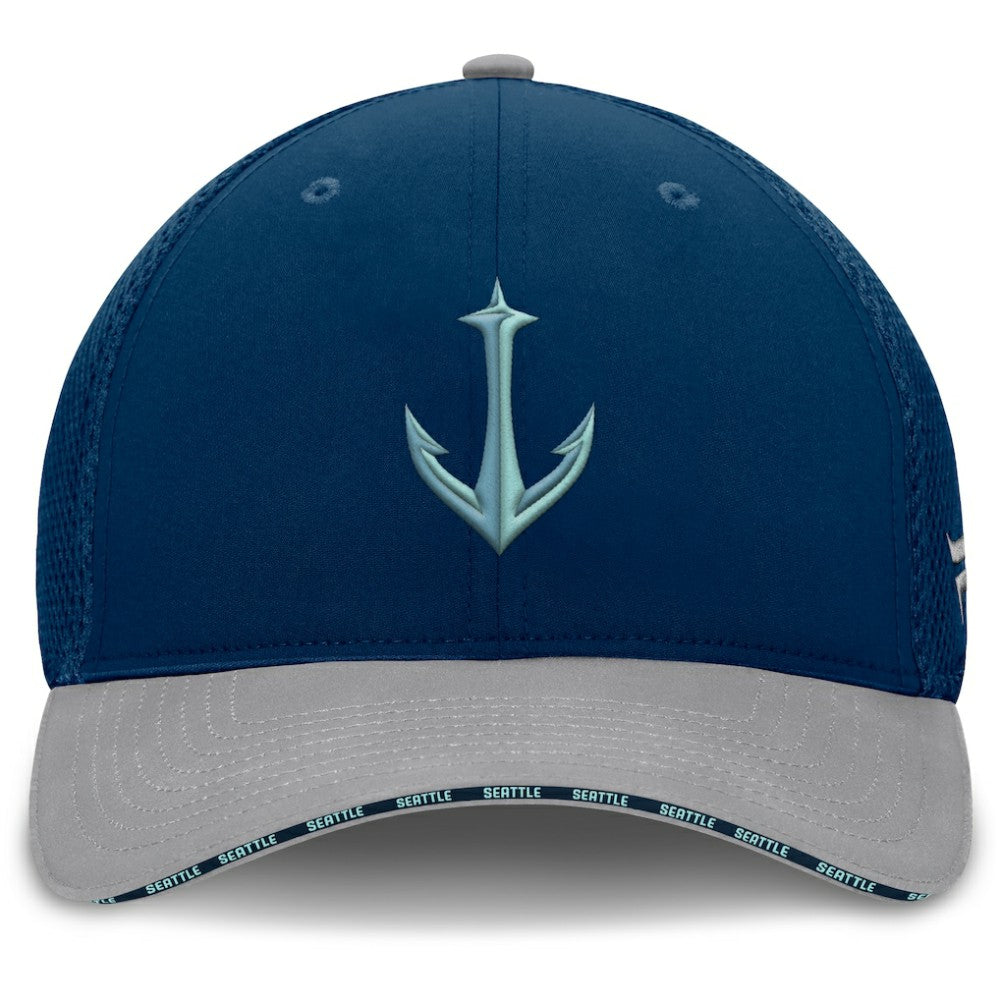 Seattle Kraken Fanatics Fundamentals Span Flex Hat - Deep Sea Blue | US 202777475