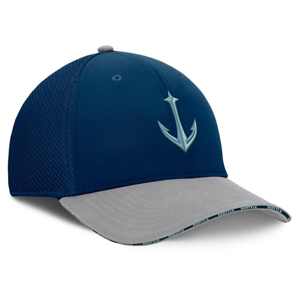 Seattle Kraken Fanatics Fundamentals Span Flex Hat - Deep Sea Blue | US 202777475
