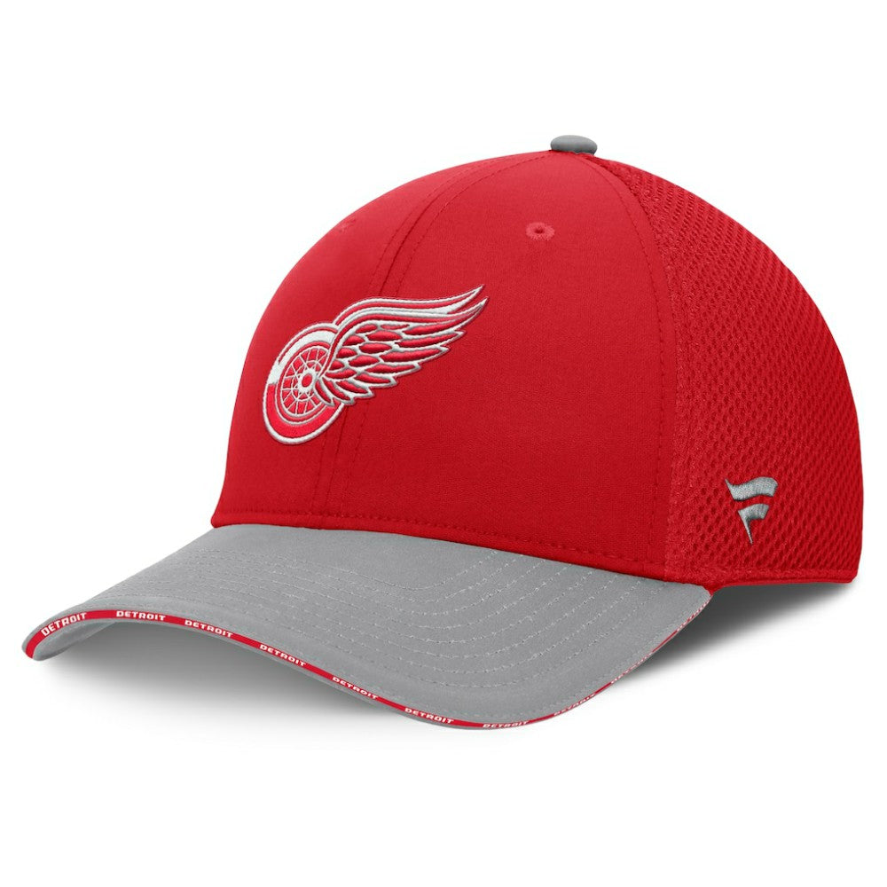 Detroit Red Wings Fanatics Fundamentals Span Flex Hat - Red | US 202777482
