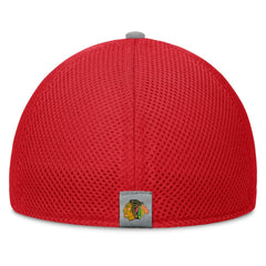 Chicago Blackhawks Fanatics Fundamentals Span Flex Hat - Red | US 202777487