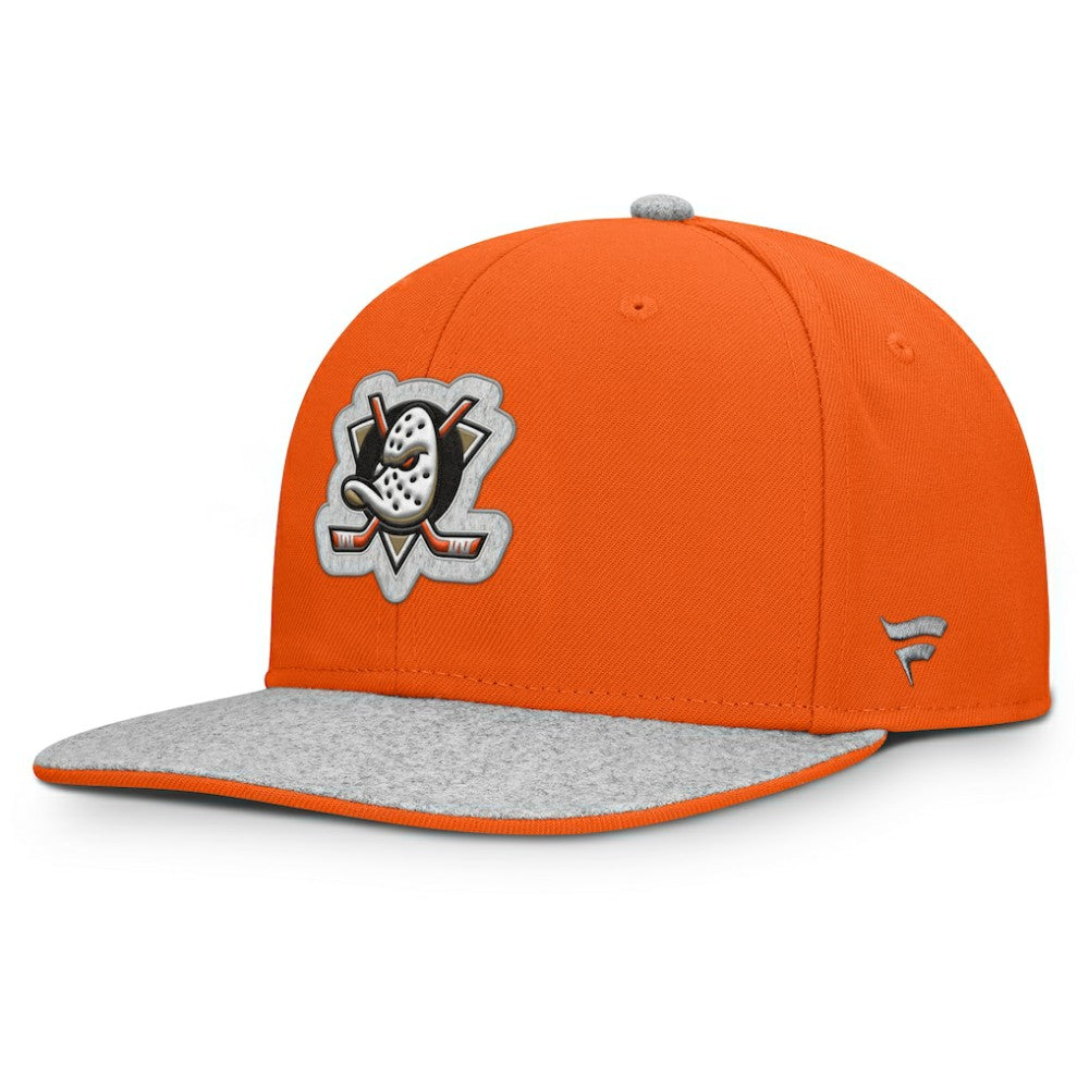 Anaheim Ducks Fanatics Fundamentals Loden Snapback Hat - Orange | US 202777490