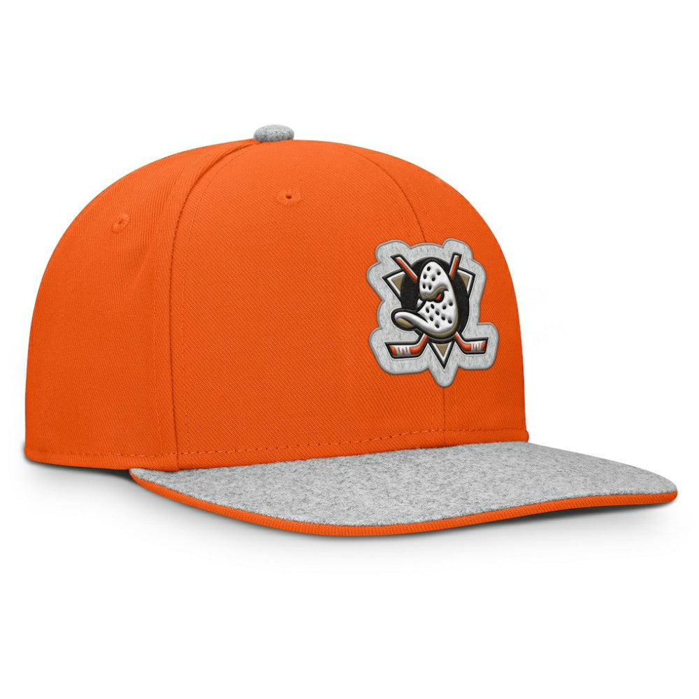 Anaheim Ducks Fanatics Fundamentals Loden Snapback Hat - Orange | US 202777490