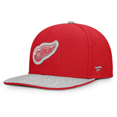 Detroit Red Wings Fanatics Fundamentals Loden Snapback Hat - Red | US 202777492