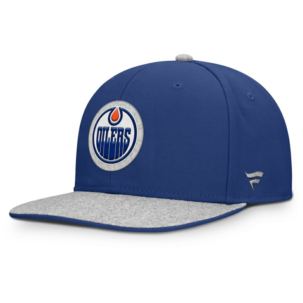 Edmonton Oilers Fanatics Fundamentals Loden Snapback Hat - Royal | US 202777493