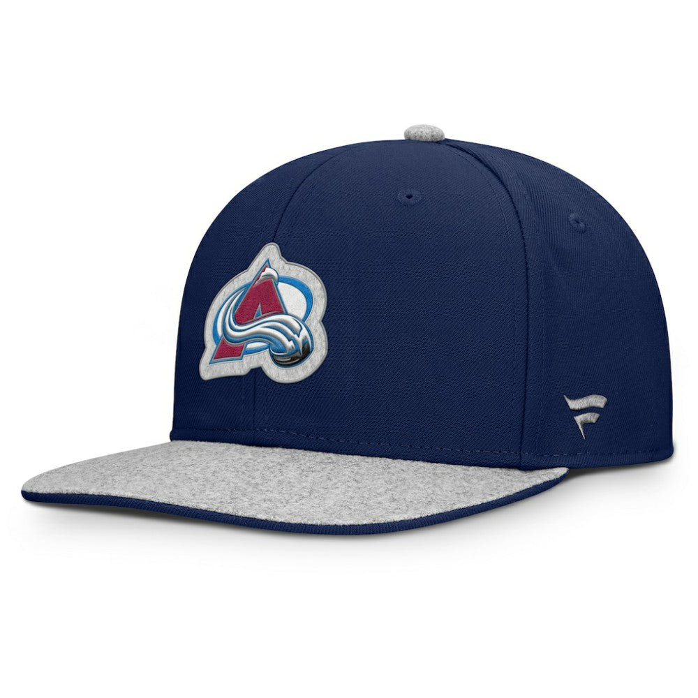 Colorado Avalanche Fanatics Fundamentals Loden Snapback Hat - Navy | US 202777494