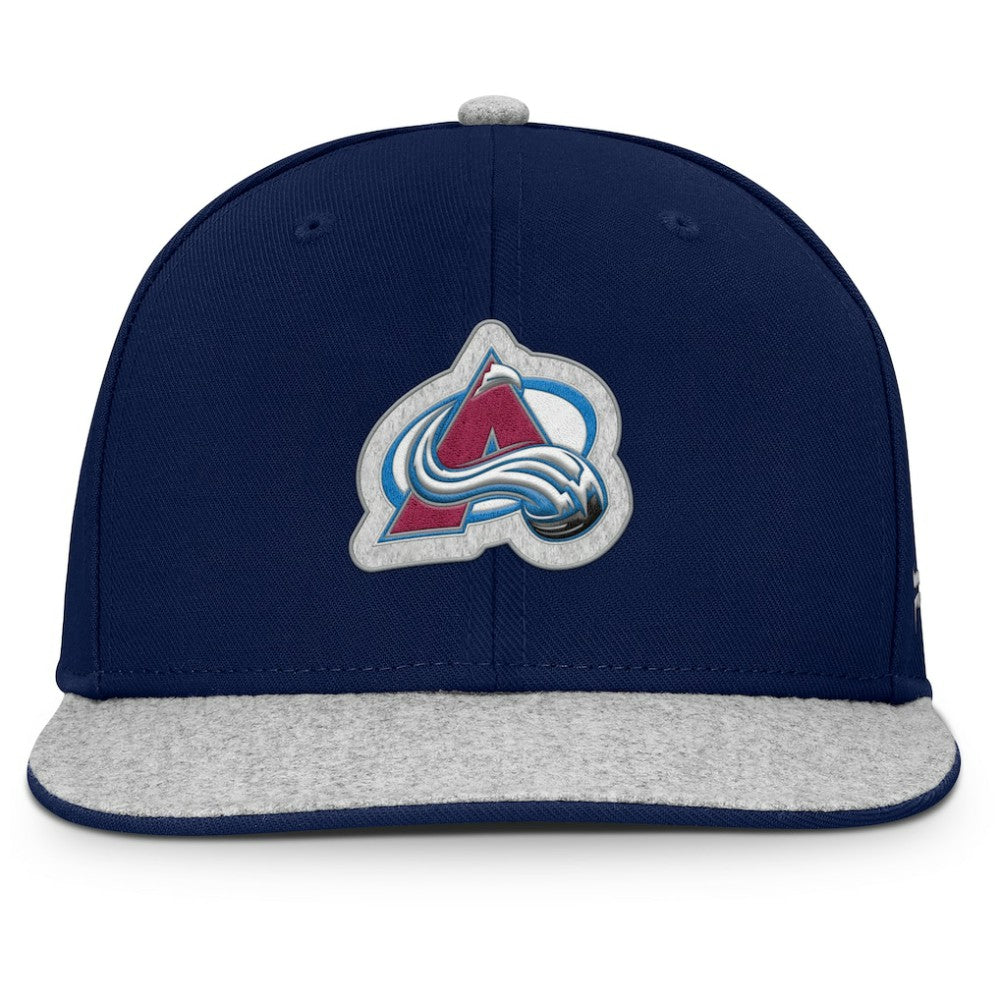 Colorado Avalanche Fanatics Fundamentals Loden Snapback Hat - Navy | US 202777494