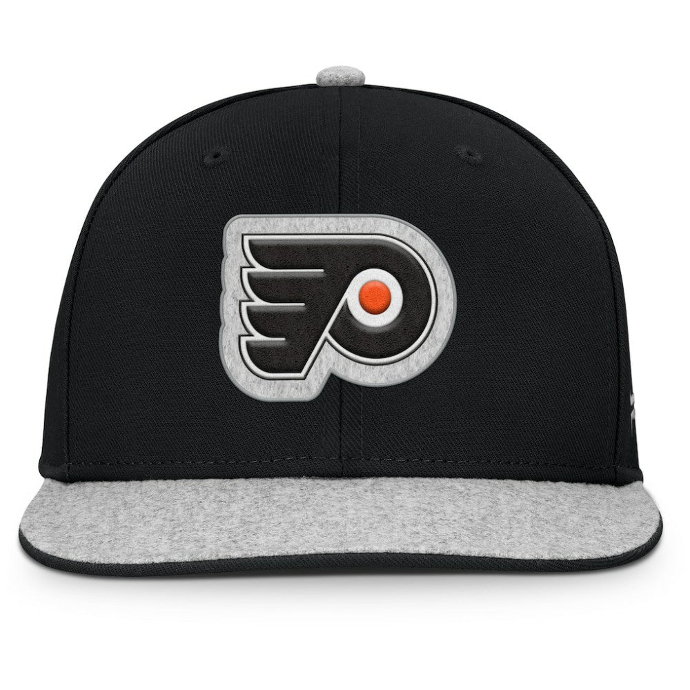 Philadelphia Flyers Fanatics Fundamentals Loden Snapback Hat - Black | US 202777495