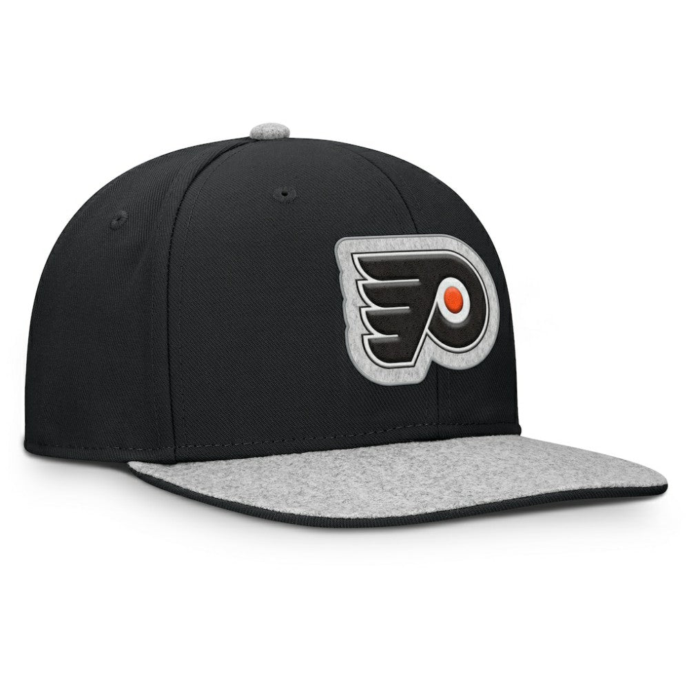 Philadelphia Flyers Fanatics Fundamentals Loden Snapback Hat - Black | US 202777495