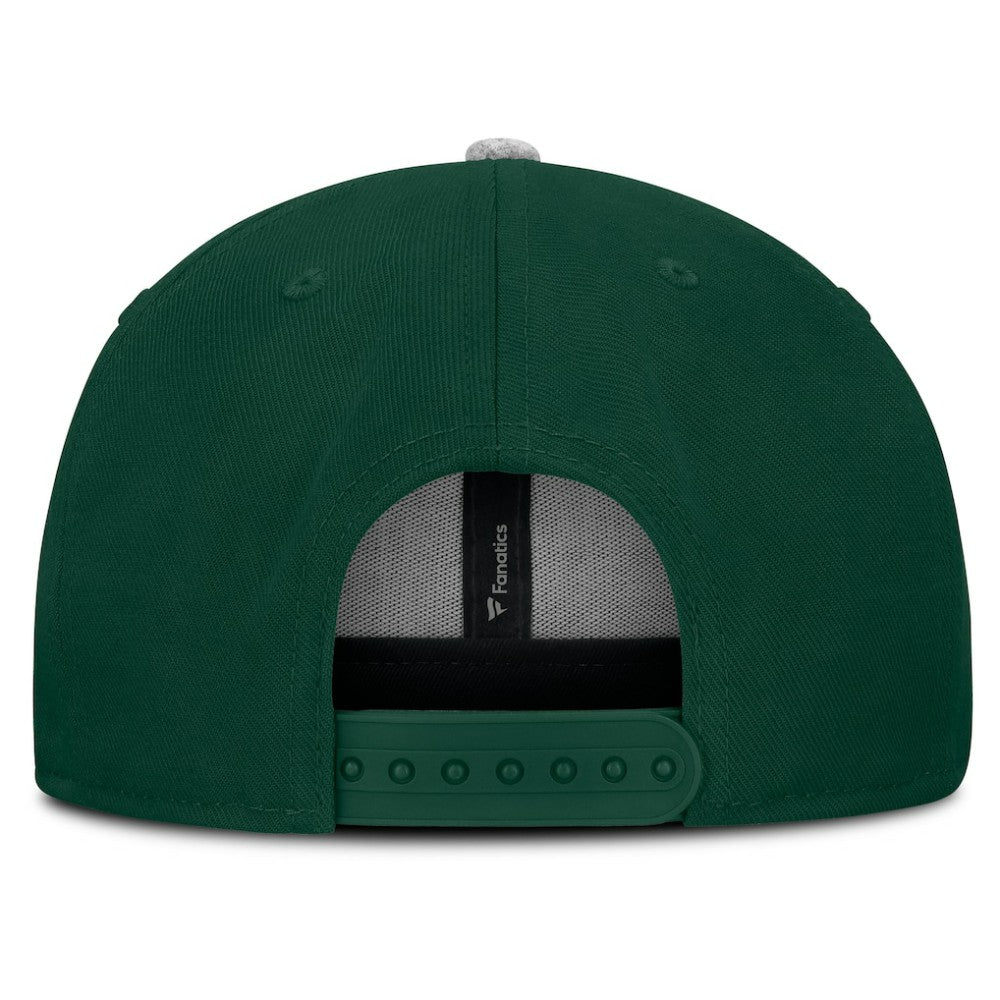 Minnesota Wild Fanatics Fundamentals Loden Snapback Hat - Green | US 202777497