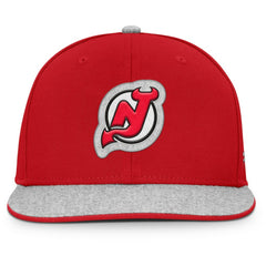 New Jersey Devils Fanatics Fundamentals Loden Snapback Hat - Red | US 202777498